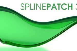 样条线生成曲面建模C4D插件 Heyne Spline Patch v3.0.4