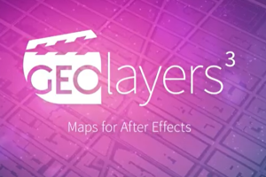世界地图任意位置路径展示动画AE脚本 GEOlayers 3 v1.5.3