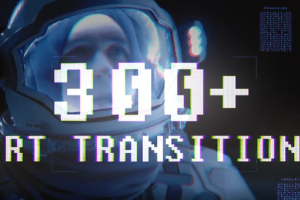 300种复古画面故障损坏干扰视频转场预设 CRT Transitions