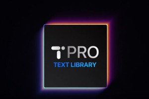 1500种文字标题缓入缓出弹跳动作预设 Text Library Pro