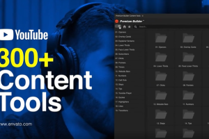 300组视频社交媒体图文元素包装动画预设 YTB Content Tools