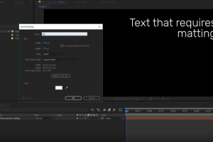 蒙板遮罩底栏文字特效 Effect Matte v1.3.7+使用教程