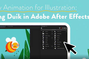 蜜蜂角色Duik绑定动画学习 Easy Animation for Illustration Using Duik in AE