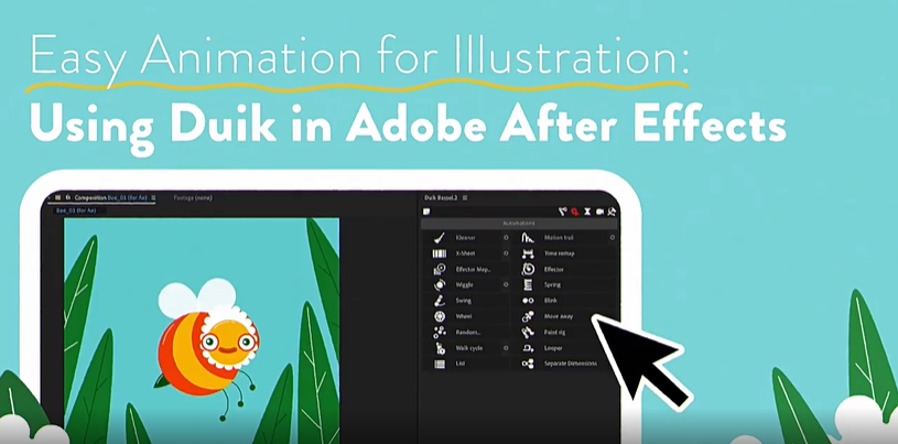 Easy Animation for Illustration Using Duik in AE