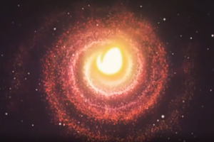唯美大气漂亮星云宇宙粒子LOGO展示片头模板 The Universe Logo