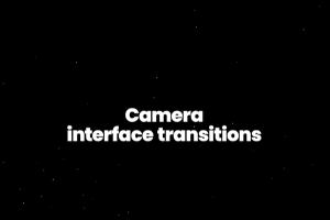 摄像机快门取景框拍摄转场过渡效果动画AE模板 Camera Interface Transitions