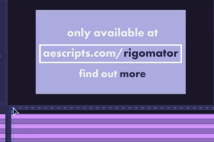 人物角色骨骼动作绑定控制AE脚本 Rigomator v1.0.4 + 使用教程