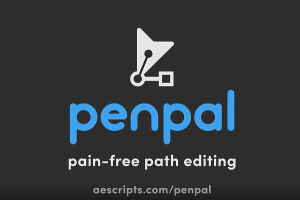 路径节点复制打断编辑助手 Penpal v1.4.0 中文版AE脚本