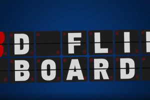 字母数字三维翻页动画 3D Flip Board v1.18+使用教程