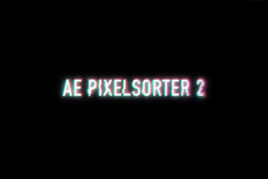 像素方向拉伸撕裂分离特效AE Pixel Sorter 2.1.0