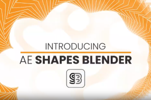 形状图形路径偏移混合动画制作工具 AE Shapes Blender 1.0.1 + 使用教程