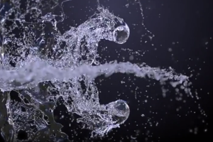 水花液体飞溅LOGO标志展示片头AE模板 Reflecting Liquid Logo Reveal