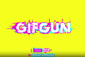 一键快速输出GIF动图格式插件脚本 GifGun 1.7.20 Win/Mac版 支持AE 2022