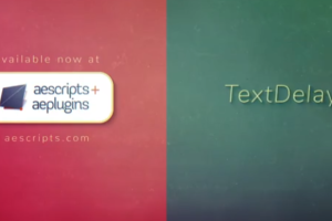 文字延迟动画快速制作插件 TextDelay 1.7.5 Win/Mac+使用教程