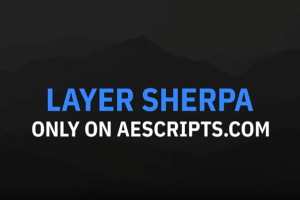 多功能图层操控小工具AE脚本 Layer Sherpa V1.0 适用于AE2023