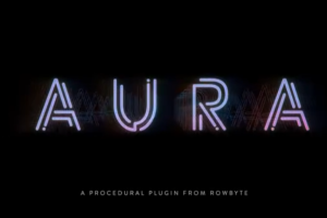 抽象三维图形循环动画生成AE插件 Aura v1.2.5 Mac/Win+使用教程
