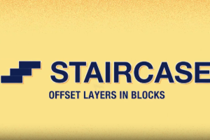 多图层一键快速排列全新升级AE脚本 Staircase V1.05+使用教程