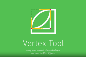 MASK形状遮罩图层路径倒角预设AE脚本 Vertex Tool v1.1 支持AE2022