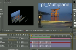 PSD图层分层Z轴位置动画控制AE脚本 pt_multiplane v2.86 ＋ 使用教程