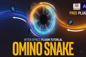 路径弯曲线条气流电流动画生成插件 Omino Snake V2.1.41 Win/Mac+使用教程