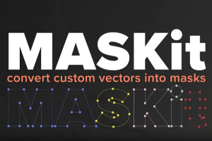 将自定义矢量形状转换为蒙版脚本 Maskit v1.0.0 超简单易用