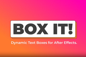 自适应底栏边框文字标题动画 Box It! v1.0+使用教程 支持Win/Mac