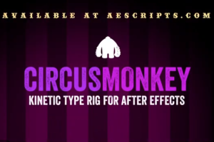 个性动态文字排版3D翻转动画 CircusMonkey V1.08+使用教程