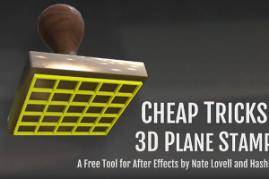 将素材快速映射到任何3D实体上 3D Plane Stamp v1.7 支持AE2023+使用教程