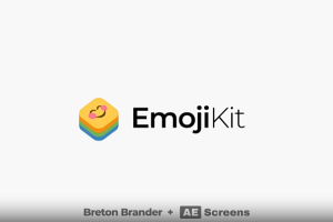 一键快速制作生成Emoji表情动画 EmojiKit v1.0 支持AE 2023+使用教程