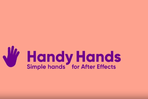 创建灵活手势图形动画 Handy Hands 2 v1.1 支持AE 2023