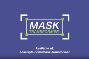 遮罩图形自由变换控制AE脚本 Mask Transformer v1.1.1 支持AE 2023+使用教程