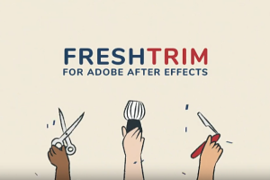 快速自动修剪排列图层 Fresh Trim V1.3 支持AE 2023+使用教程