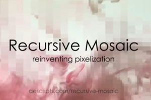 马赛克网格像素化视觉效果 Recursive Mosaic v1.3.0 Win 支持AE/PR 中文汉化版