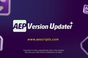 批量更新升级AEP模板工程文件 AEP Version Updater V1.0+使用教程