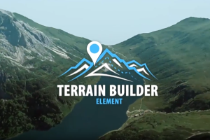 三维真实自然环境地形地貌生成器 Terrain Builder Element V1.5  需安装Element3D插件+使用教程