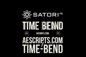 时间映射帧混合紊乱扭曲视觉特效Time Bend V1.0.1 Mac/Win 支持AE/PR 中文汉化版