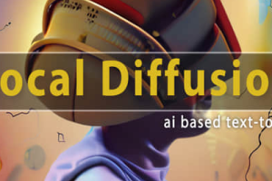 AI人工智能文字转视频AE插件 Local Diffusion V1.5.2 Win