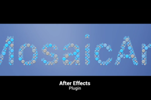 高级马赛克动态平铺视觉特效AE插件 MosaicArt v1.1.0 Win 中文汉化版