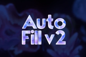 图层边界自动填充路径生长动画AE插件 AutoFill v2.0.0 Mac苹果版 英文/中文汉化版