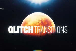 200组故障干扰视觉效果及文字标题动画 Glitch Transitions & Titles 支持AE/PR