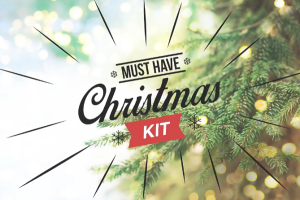 30种喜庆圣诞节日新年快乐文字标题场景动画 Christmas Must Have Kit（517M）