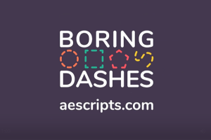 快速创建虚线路径描边线条动画 BoringDashes v1.0+使用教程