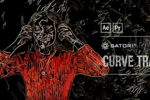 抽象线条轮廓描边视觉特效AE/PR插件 Curve Tracer v1.1.0 Mac苹果版