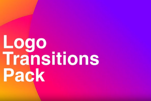 100组带LOGO图标彩色渐变图形动画转场过渡 Logo Transitions Pack 支持AE/PR（1.43G）