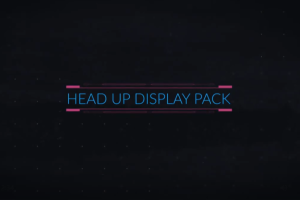 300组未来科技感HUD图形界面UI动画包 Head Up Display Pack(48M)