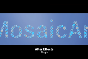 高级马赛克动态平铺视觉特效AE插件 MosaicArt v1.1.1a Win 中文汉化版