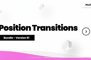 位置移动平推转场过渡预设 Position Transitions 1.0（34M）