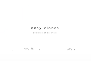 2D图层克隆系统脚本 Easy Clones v2.1+使用教程