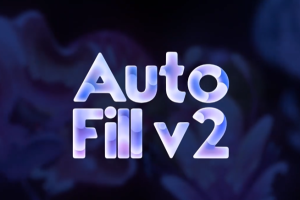 图层边界自动填充路径生长动画 AutoFill v2.0.1 Win 中文汉化版+使用教程