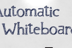 自动创建手写描绘动画 Automatic Whiteboard v1.2 +使用教程